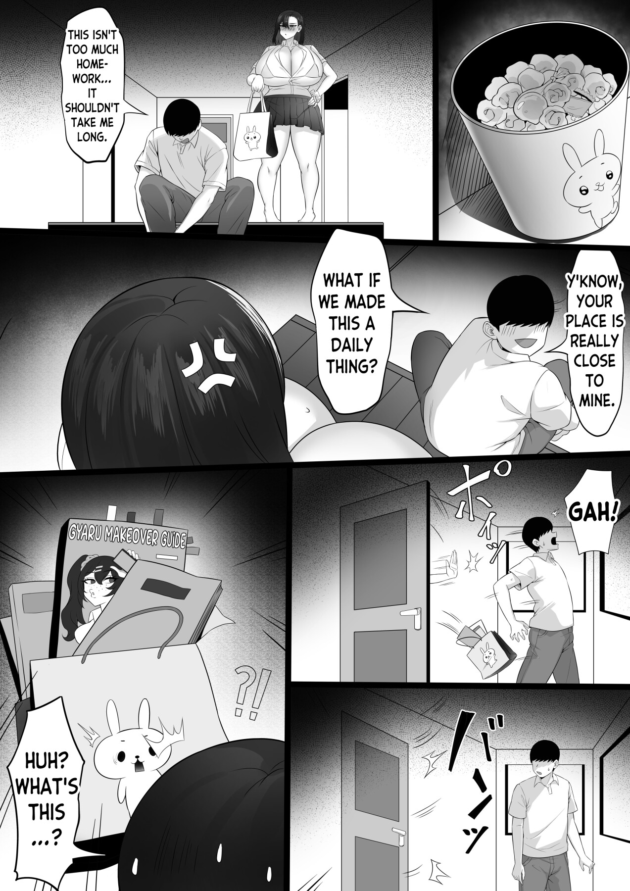 hentai manga Busty Gyaru\'s Secret